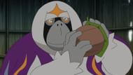 Oranguru as it appears in the Pokemon anime (Image via The Pokemon Company)